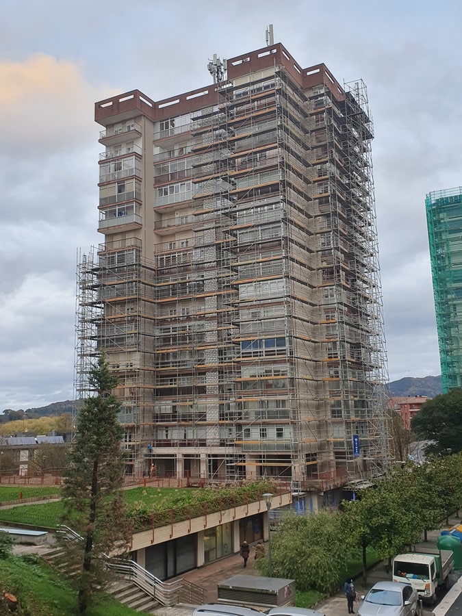 Rehabilitación energética de fachadas en Donostia Gipuzkoa