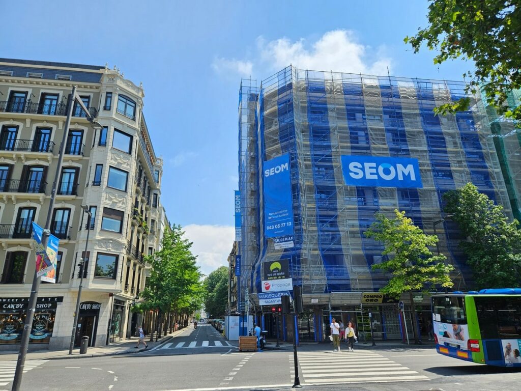 Rehabilitación energética de fachadas en Donostia Gipuzkoa